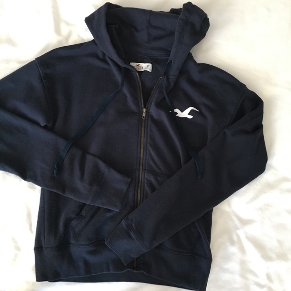 Hollister zipped logo hoodie NWOT - Picture 2 of 5